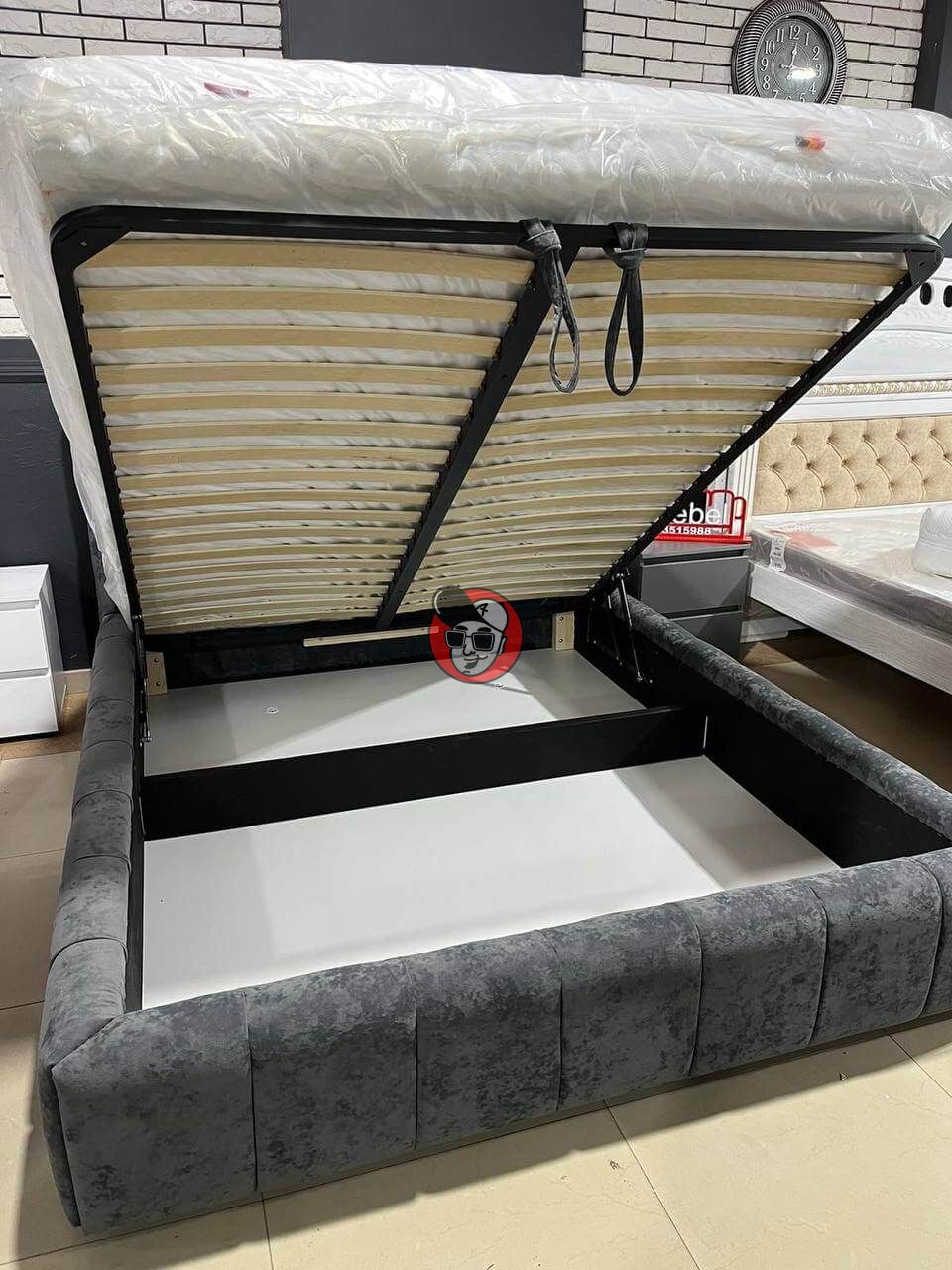 Ліжко Кубики Грубі царги