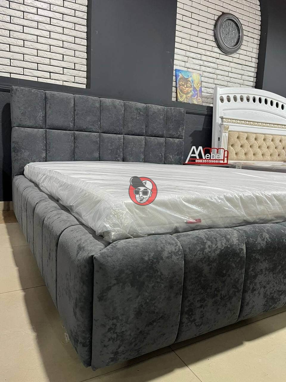 Ліжко Кубики Грубі царги