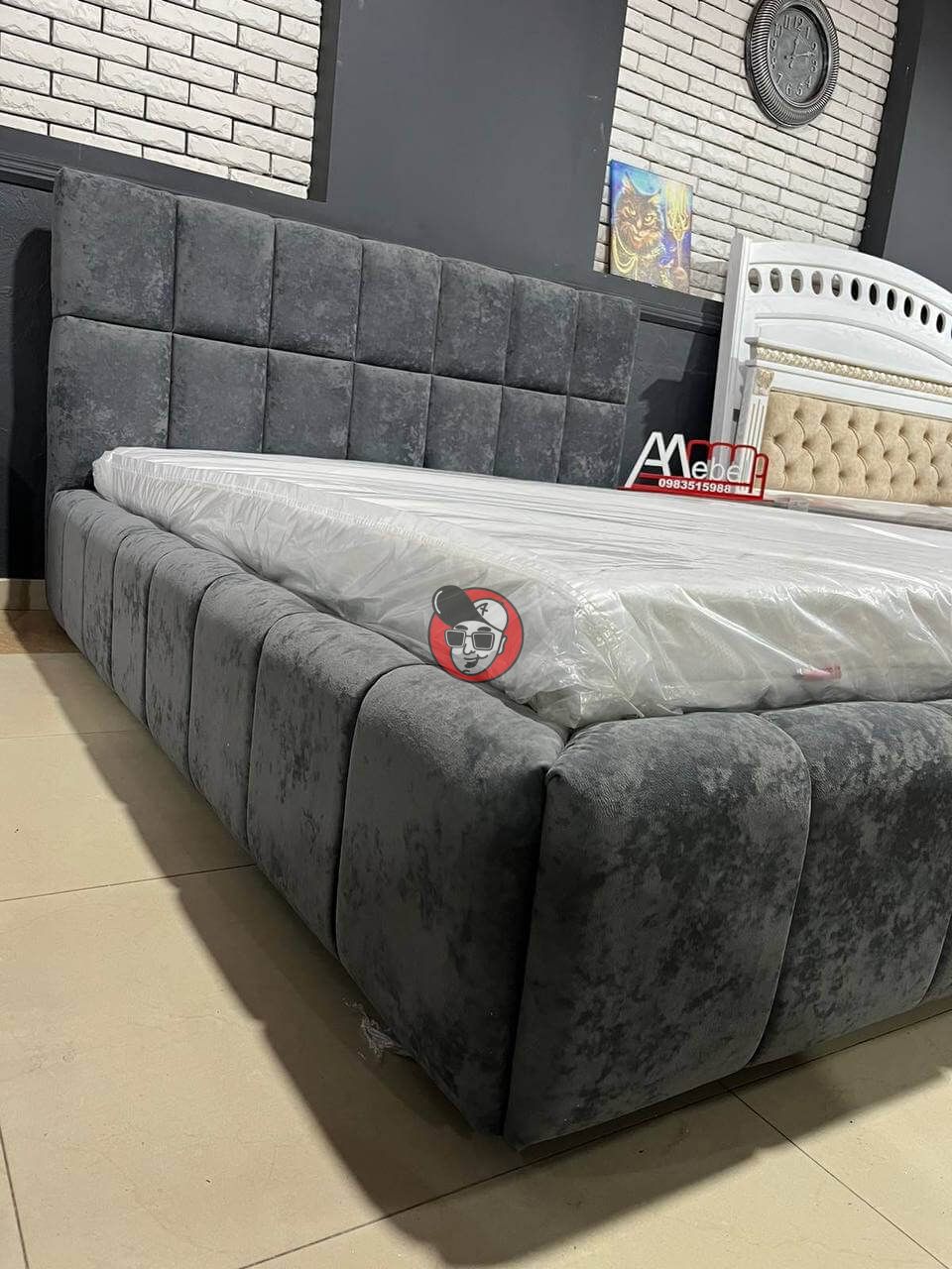 Ліжко Кубики Грубі царги